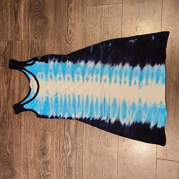 ❤️ CALVIN KLEIN TIE DYE TANK JERSEY DRESS, 8 - Picture 5 of 10